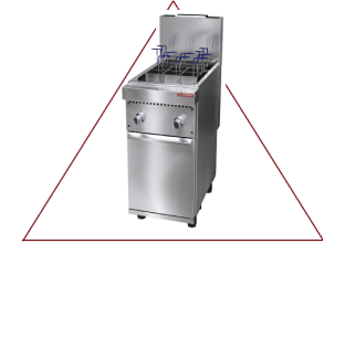 Cozedor de Massas à Gás para Cozinha Industrial
