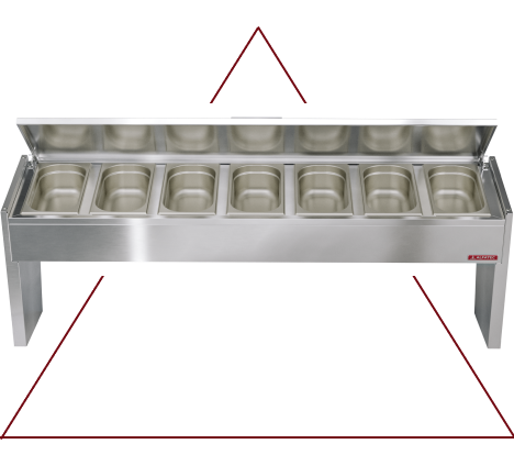 Cabeçote Refrigerado para Cozinha Industrial
