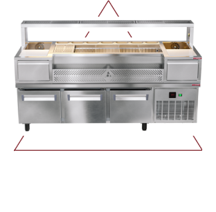 Equipamento da Linha Bar da Alfatec para cozinhas profissionais
