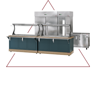 Equipamento da Linha Buffet da Alfatec para cozinhas profissionais