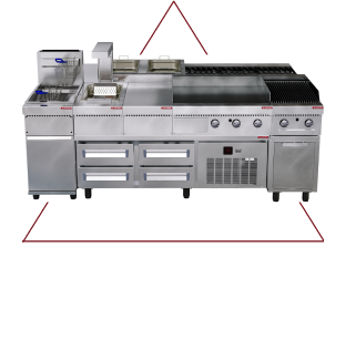 Equipamento da Linha Cocção da Alfatec para cozinhas profissionais