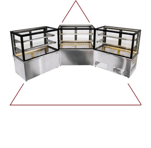 Equipamento da Linha Vitrine da Alfatec para cozinhas profissionais