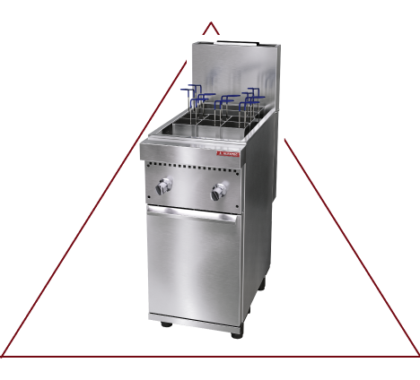 Cozedor de Massas à Gás para Cozinha Industrial