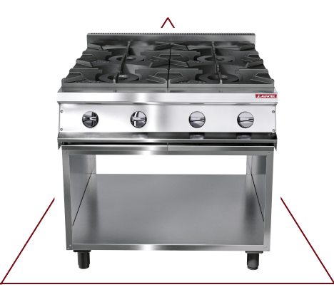 Fogão à Gás para Cozinha Industrial