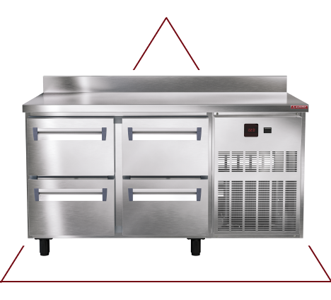 Freezer Horizontal para Cozinha Industrial