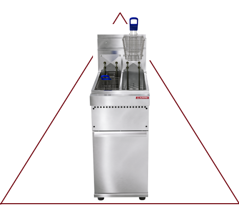 Fritadeira Elétrica para Cozinha Industrial