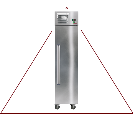 Mini Câmara para Cozinha Industrial