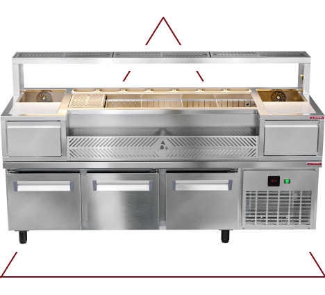 Equipamento da Linha Bar da Alfatec para cozinhas profissionais