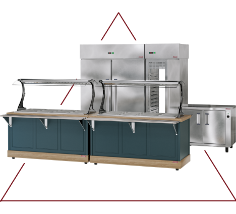Equipamento da Linha Buffet da Alfatec para cozinhas profissionais