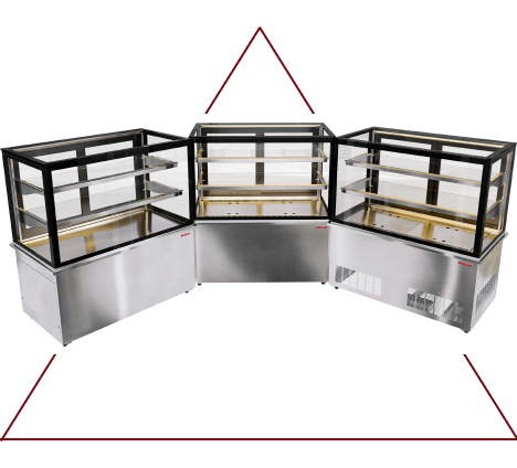 Equipamento da Linha Vitrine da Alfatec para cozinhas profissionais