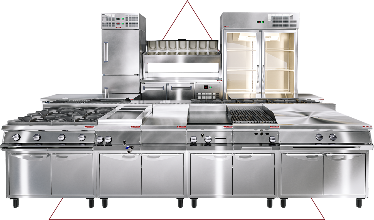 Linha de Equipamentos profissionais Alfatec Cozinhas