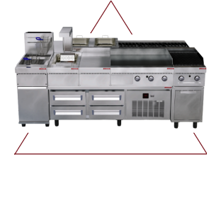 Linha de equipamentos profissionais Alfatec Cozinhas