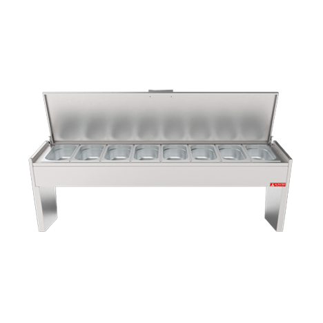 Cabeçote Refrigerado Para Cozinha Industrial Linha Frost H – 1530x435x326
