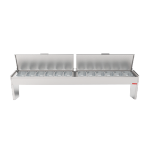 Cabeçote Refrigerado Para Cozinha Industrial Linha Frost H - 2350x435x326