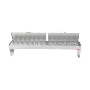 Cabeçote Refrigerado Para Cozinha Industrial Linha Frost H - 2500x435x326