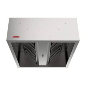 Coifa Central Para Cozinha Industrial Linha Stark 900 - 1200x2260x400