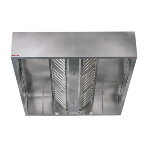 Coifa Central Para Cozinha Industrial Linha Stark 900 - 2100x2260x400