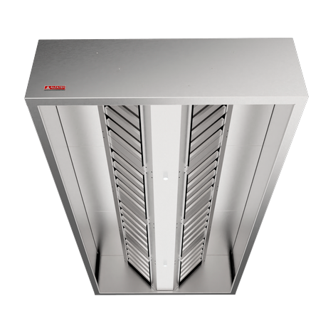 Coifa Central Para Cozinha Industrial Linha Stark 900 – 2550x2260x400