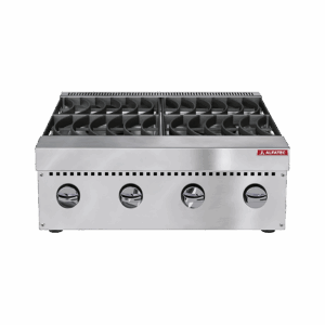 Fogão 4 Bocas À Gás Para Cozinha Industrial Linha Gourmet 700 - 720x755x240