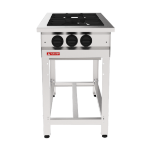 Fogão À Gás Com 2 Queimadores Para Cozinha Industrial Linha Comercial - 436x922x900