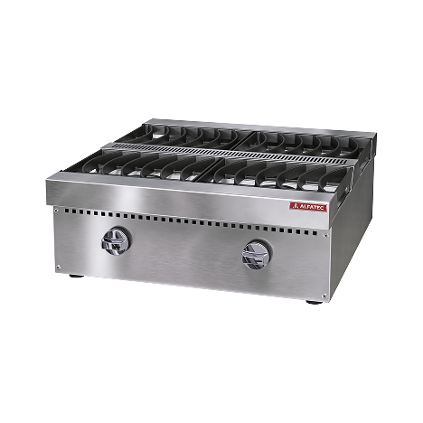 Fogão Central 4 Bocas À Gás Para Cozinha Industrial Linha Gourmet 700 – 720x830x240