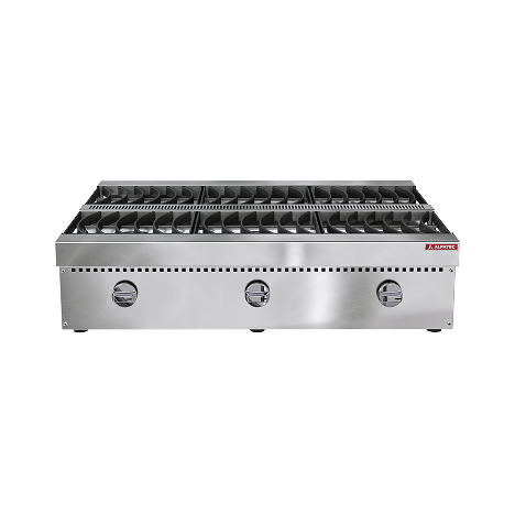 Fogão Central 6 Bocas À Gás Para Cozinha Industrial Linha Gourmet 700 – 1080x830x240