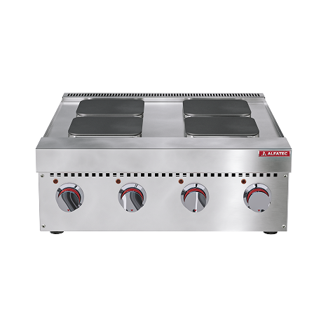 Fogão Elétrico 4 Bocas Para Cozinha Industrial Linha Gourmet 700 – 720x750x240