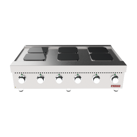 Fogão Elétrico 6 Bocas Para Cozinha Industrial Linha Gourmet 700 – 1080x750x310