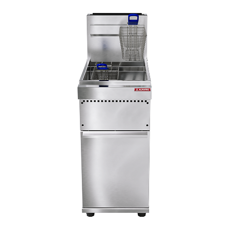 Fritadeira À Gás com Cuba Única Para Cozinha Industrial Linha Gourmet 700 – 400x750x900