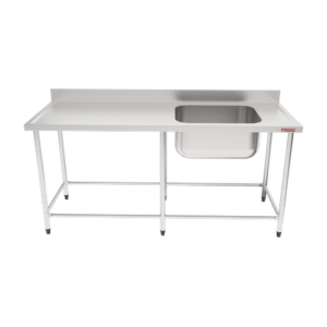 Mesa com Cuba Para Cozinha Industrial - 1900x700x900