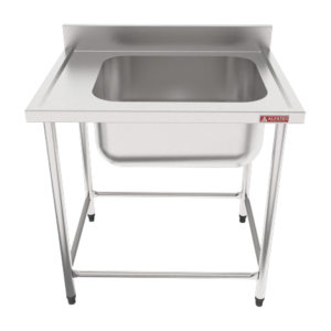 Mesa com Cuba Para Cozinha Industrial - 900x600x900