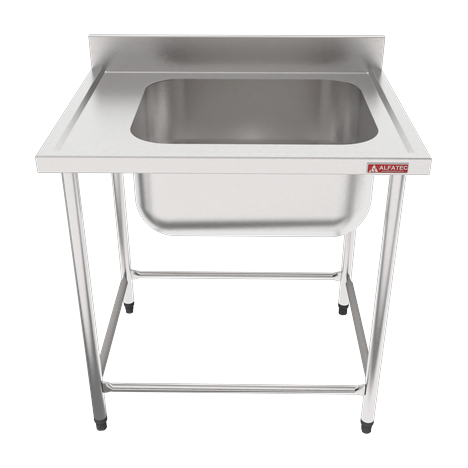 Mesa com Cuba Para Cozinha Industrial – 900x600x900