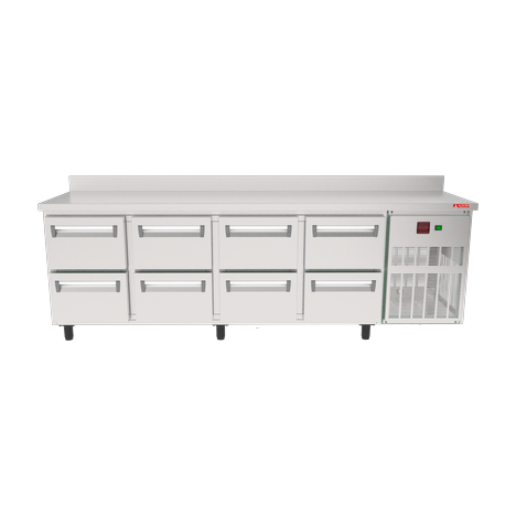 Refrigerador Horizontal com Gavetas Para Cozinha Industrial Linha Frost H – 2500x700x900