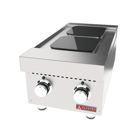 imagem secundaria fogao eletrico 2 bocas para cozinha industrial linha gourmet 700 360x750x310