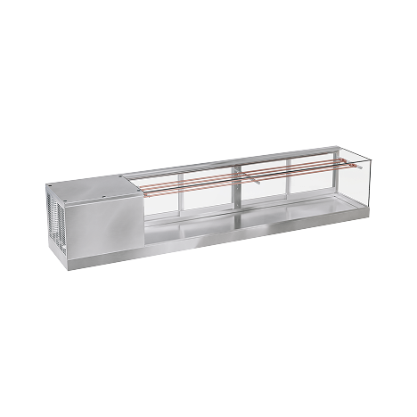 imagem terciaria vitrine de sushi para cozinha industrial 1000x700x1275